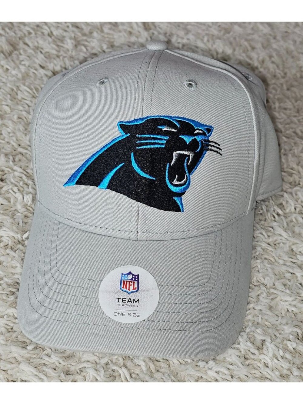 Carolina Panthers NFL Velcro Strap Hat